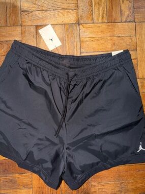 NWT Jordan Black swim Shorts with White Jumpman Logo size XXL
